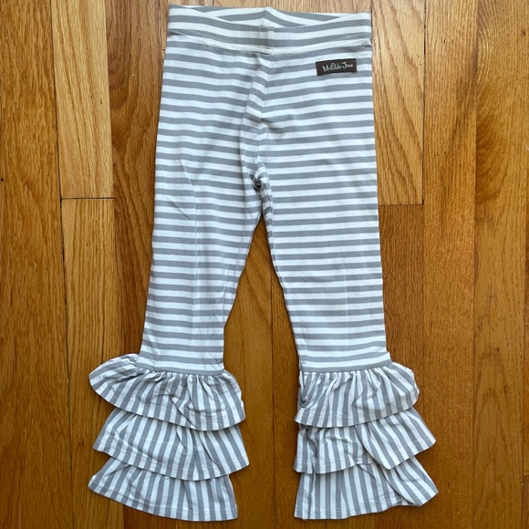 Matilda Jane Other - Matilda jane with Joanna Gaines grey & white striped Benny pants